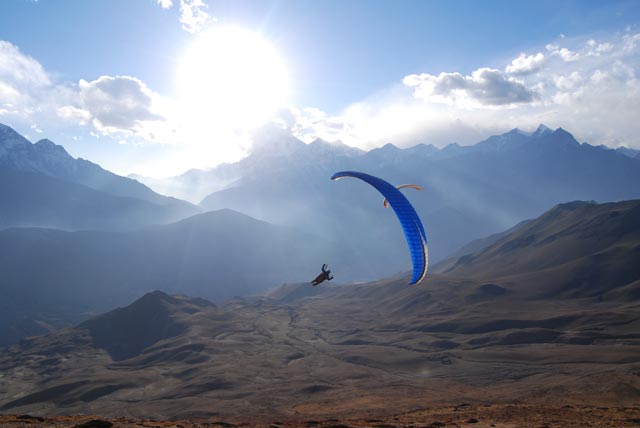 mustang paragliding